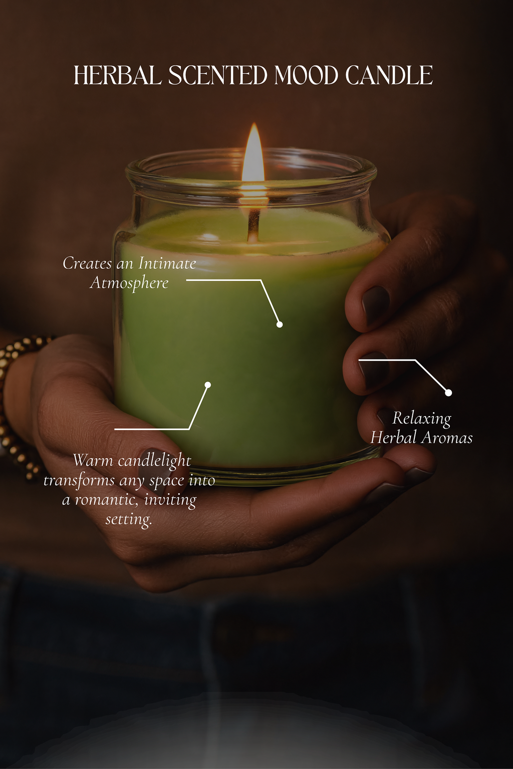 Romantic Herbal Mood Candle