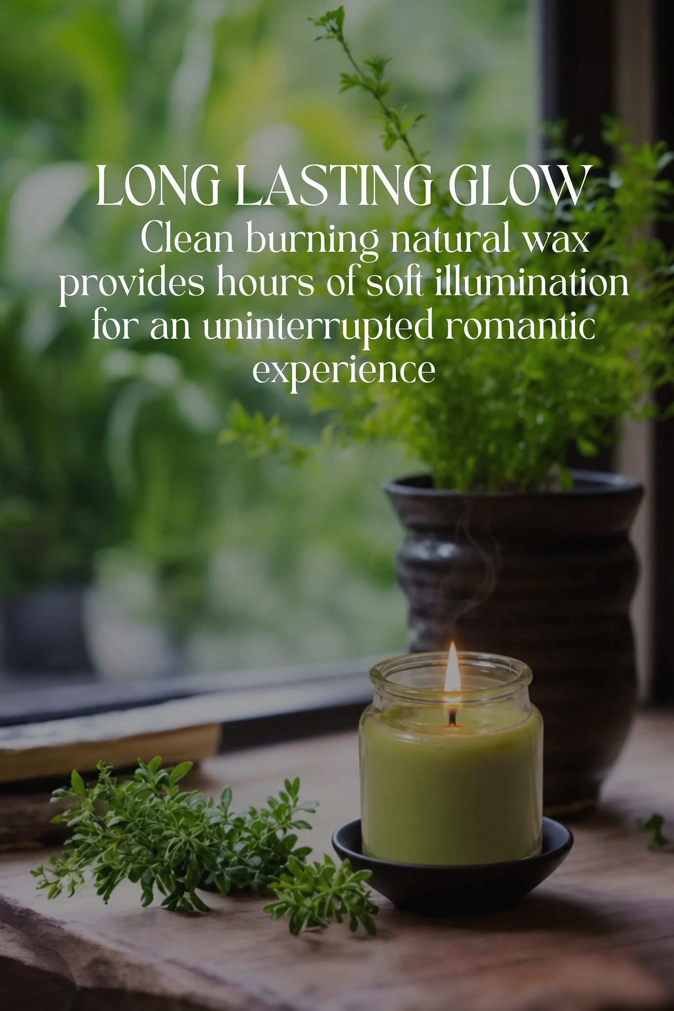 Romantic Herbal Mood Candle