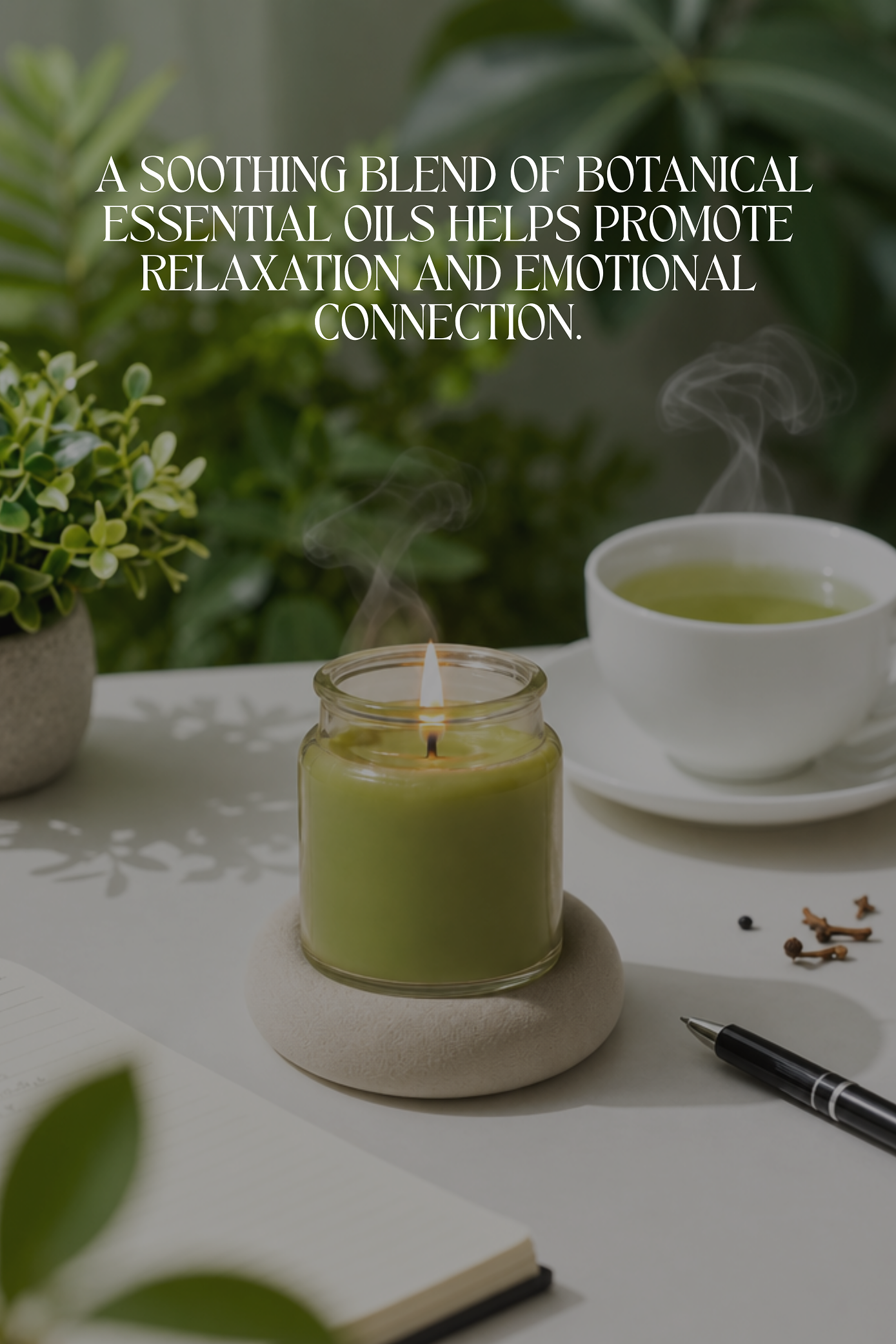 Romantic Herbal Mood Candle
