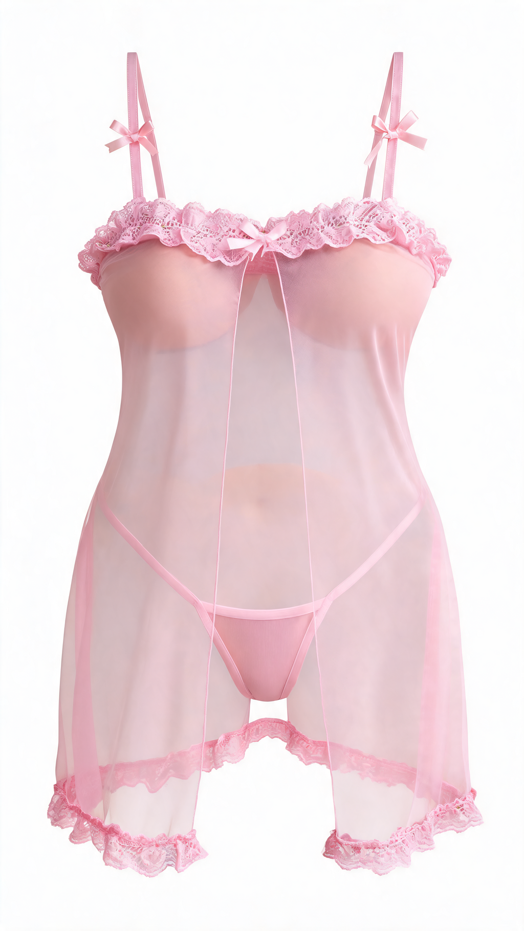 Peekaboo 2-Piece Babydoll