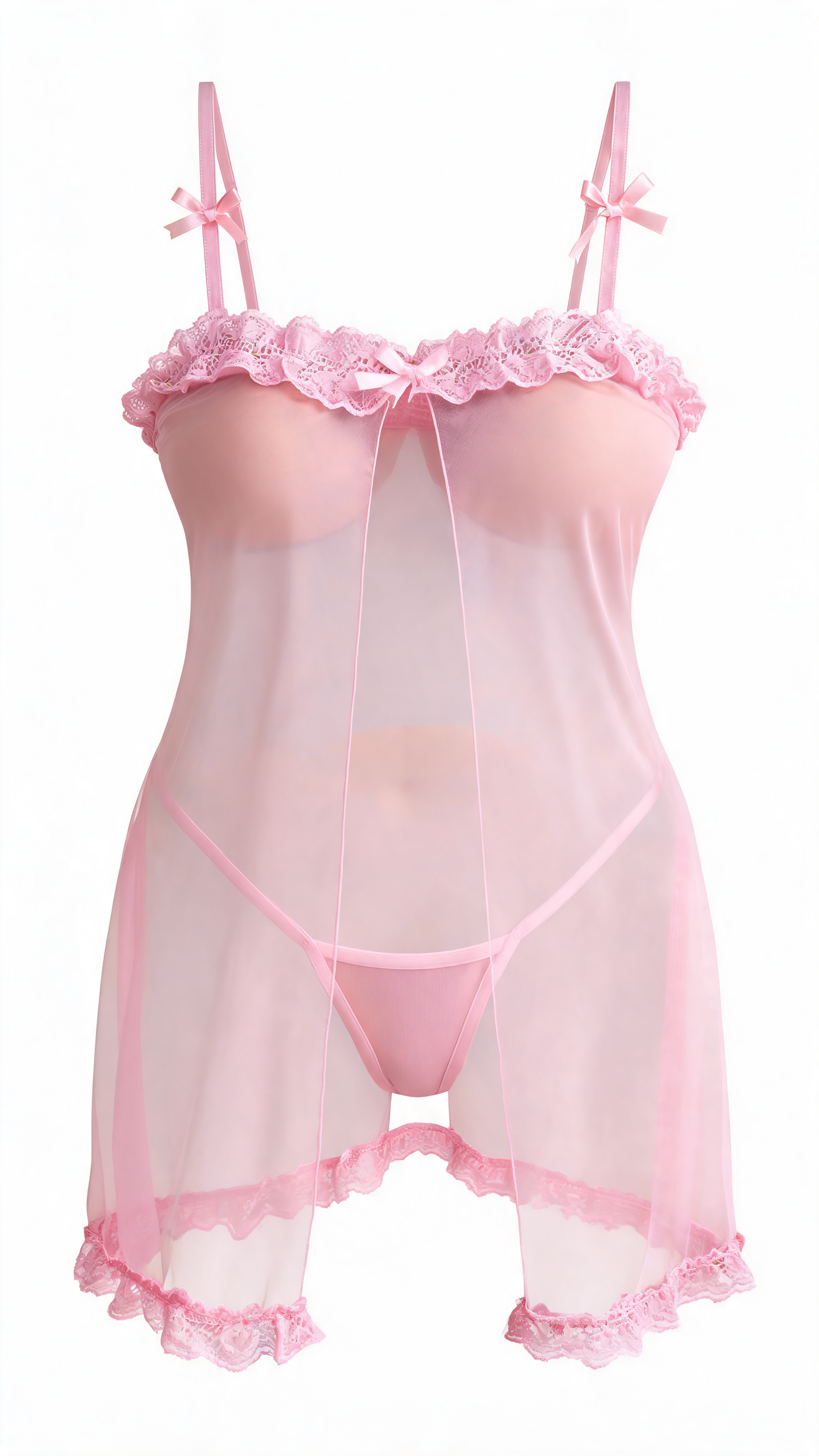 Peekaboo 2-Piece Babydoll