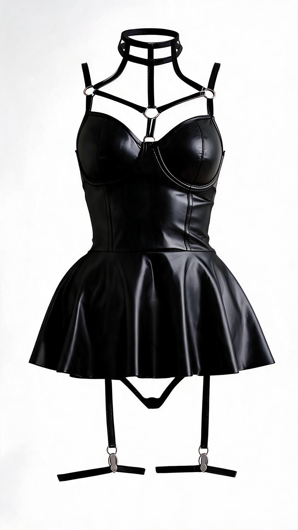 Midnight Angel Babydoll Set