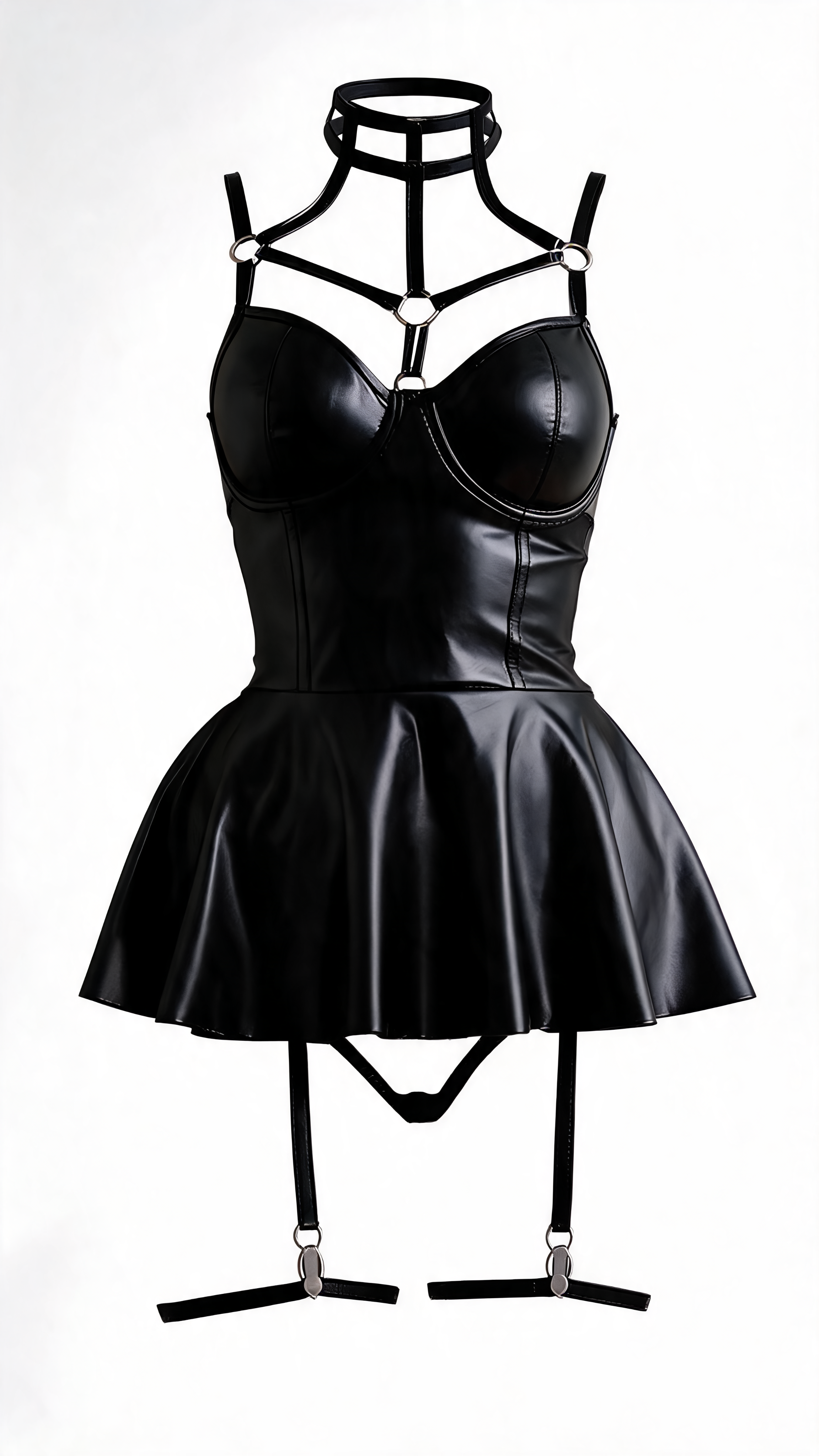 Midnight Angel Babydoll Set
