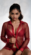 Scarlet Sheer Shirt